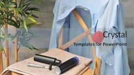  Presentation with industrial hygiene for civil engineering - PPT theme featuring set of items for male background and a  colored foreground