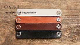  Presentation with paths - Amazing PPT layouts having set of leather bow clipping paths lined and isolated a brown wooden background backdrop and a coral colored foreground