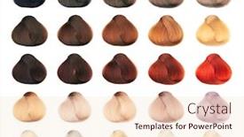  Presentation with hair color - Cool new theme with set-of-locks-of-hair backdrop and a lemonade colored foreground