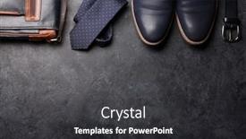  Presentation with men shoes - Beautiful theme featuring set-of-men-s-classic backdrop and a dark gray colored foreground