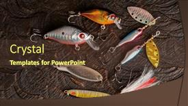  Presentation with plastic injection mould - PPT layouts enhanced with set-of-metal-and-plastic background and a tawny brown colored foreground