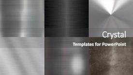  Presentation with sheet industry - Presentation theme with set of metal structures background and a dark gray colored foreground