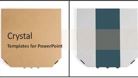  Presentation with boxes light - Audience pleasing PPT theme consisting of set of pizza boxes backdrop and a coral colored foreground