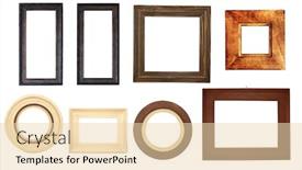  Presentation with picture frame - Presentation enhanced with set-of-retro-wooden-photo background and a lemonade colored foreground