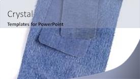  Presentation with jeans - PPT theme having set-of-sample-pieces-blue background and a light blue colored foreground