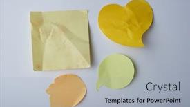  Presentation with reminders - Amazing theme having set-of-stickers-and-reminders backdrop and a light gray colored foreground