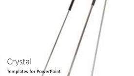  Presentation with golf - Presentation theme consisting of set-of-three-golf-clubs background and a white colored foreground