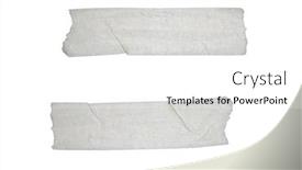  Presentation with tape - Audience pleasing presentation theme consisting of set-of-various-adhesive-tape backdrop and a white colored foreground