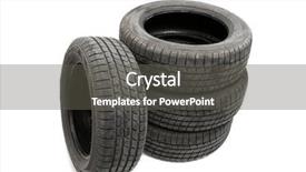  Presentation with tires - Theme featuring set of winter tires isolated background and a dark gray colored foreground