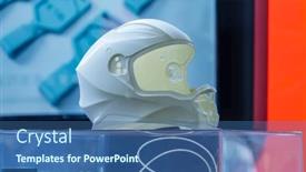  Presentation with racing - PPT layouts with set-racing-helmet-printed background and a ocean colored foreground