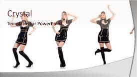  Presentation with woman stuck in ladder - Beautiful slide set featuring set sail - woman airhostess isolated backdrop and a lemonade colored foreground