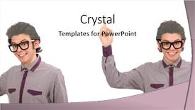  Presentation with young college student diagnosis of sti - Theme having set up university - young male student isolated background and a  colored foreground