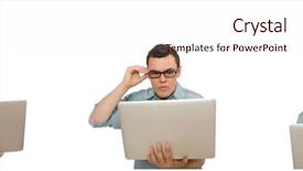  Presentation with young college student diagnosis of chlamydia - PPT layouts with set up university - young male student isolated background and a  colored foreground