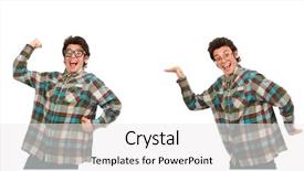  Presentation with young college student diagnosis of sti - Cool new PPT layouts with set up university - young male student isolated backdrop and a  colored foreground