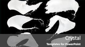  Presentation with milk splash - Presentation design enhanced with set yogurt - milk splash collection isolated background and a dark gray colored foreground