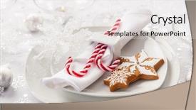  Presentation with white christmas - Amazing slide deck having setting in white for christmas backdrop and a  colored foreground