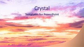  Presentation with sunset water dolphin - Amazing presentation design having setting into the sea sunset backdrop and a  colored foreground