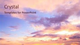  Presentation with fiery - PPT theme with setting sun fiery backdrop background and a lemonade colored foreground