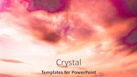  Presentation with fiery - PPT theme consisting of setting sun fiery heaven background and a lemonade colored foreground