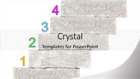  Presentation with colour blocking building blocks - Presentation theme having setting up success - building blocks isolated on white background and a  colored foreground