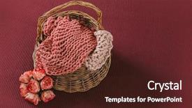  Presentation with newborn baby - Colorful PPT layouts enhanced with setup for a newborn baby backdrop and a wine colored foreground