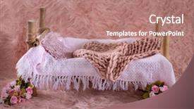  Presentation with newborn baby - Slide deck enhanced with setup for a newborn baby background and a coral colored foreground