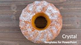  Presentation with sweets - Slides with seuss - marble cake for dessert delicious background and a coral colored foreground