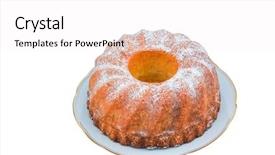  Presentation with sweets - Presentation enhanced with seuss - marble cake for dessert delicious background and a white colored foreground