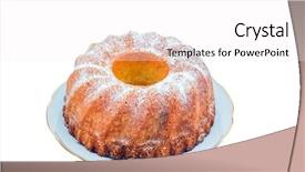  Presentation with sweets - Beautiful PPT theme featuring seuss - marble cake for dessert delicious backdrop and a white colored foreground