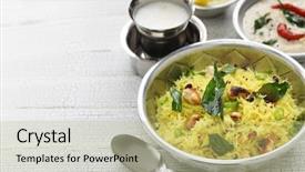  Presentation with coconut milk - Cool new slide set with sevai lemon idiyappam coconut chutney backdrop and a mint green colored foreground