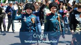  Presentation with patriotic - Audience pleasing slide set consisting of sevastopol-russia-may-9-2015 backdrop and a  colored foreground