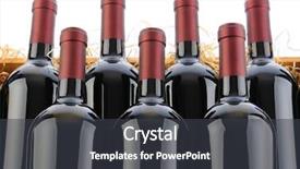  Presentation with cabernet sauvignon - Beautiful slide deck featuring seven cabernet sauvignon wine backdrop and a dark gray colored foreground