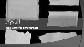  Presentation with newspaper - Slide deck consisting of seven-pieces-of-torn-newspaper background and a gray colored foreground