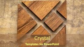  Presentation with chinese traditional - PPT layouts consisting of seven-tangram-wooden-pieces background and a tawny brown colored foreground