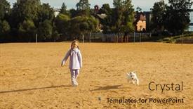  Presentation with old west - Theme with seven-year-old-girl background and a yellow colored foreground