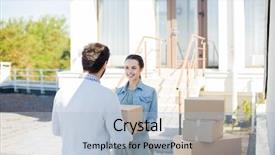  Presentation with giving - Cool new theme with several boxes with ordered thing backdrop and a  colored foreground