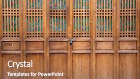  Presentation with old style - Beautiful presentation theme featuring several hundred years ago backdrop and a red colored foreground