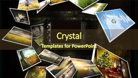  Presentation with finder - Colorful theme enhanced with several images streaming backdrop and a tawny brown colored foreground