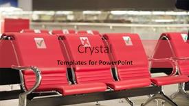  Presentation with red flight - PPT theme enhanced with several-rows-of-empty-red background and a red colored foreground