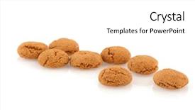  Presentation with sinterklaas - Cool new presentation design with several-sinterklaas-ginger-nuts-isolated backdrop and a white colored foreground