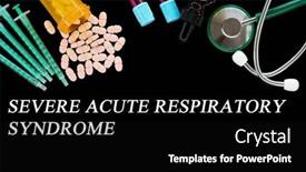  Presentation with acute - PPT theme enhanced with severe-acute-respiratory-syndrome-text background and a  colored foreground