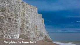  Presentation with ocean - Presentation consisting of severn-sisters-white-cliffs-over background and a gray colored foreground