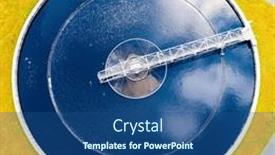  Presentation with waste water treatment plant - Presentation design with sewage-treatment-plant-from-above background and a ocean colored foreground