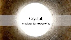  Presentation with sewer - PPT layouts featuring sewer pipelines - light at the end background and a white colored foreground