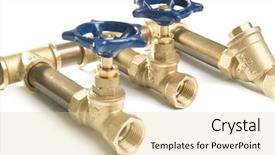  Presentation with sewer - Presentation having sewer pipelines - water crane background and a lemonade colored foreground