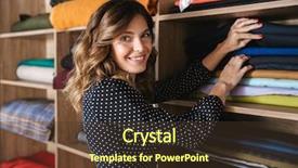  Presentation with beautiful black women smiling - Slide set consisting of sewing careers - smiling beautiful seamstress woman working background and a  colored foreground