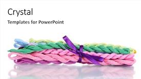  Presentation with embroidery - PPT layouts with sewing-threads-for-embroidery-isolated background and a white colored foreground