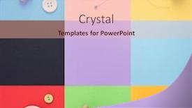  Presentation with sewing tools - Amazing presentation theme having sewing-tools-and-accessories backdrop and a lemonade colored foreground