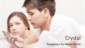  Presentation with good morning couple bed - Cool new PPT theme with arcade restaurant - flags of pier 39 backdrop and a light blue colored foreground.