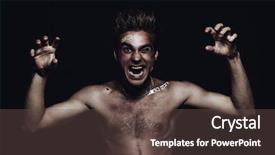  Presentation with antisocial - Presentation design having sex law - bad boy concept a portrait background and a tawny brown colored foreground